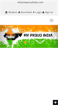 Mobile Screenshot of myproudindia.com