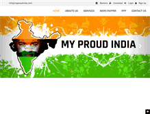 Tablet Screenshot of myproudindia.com